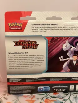 Pokemon Destined Rivals Triple Blister Zebstrika | Factory Sealed Fast Shipping - Image 4