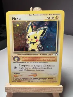 Pokemon TCG Pichu Holo Rare Neo Genesis 12/111 LP/EX Condition See Pictures - Image 1
