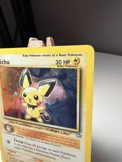 Pokemon TCG Pichu Holo Rare Neo Genesis 12/111 LP/EX Condition See Pictures - Image 2