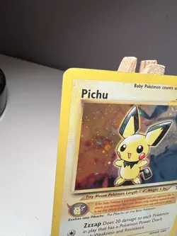 Pokemon TCG Pichu Holo Rare Neo Genesis 12/111 LP/EX Condition See Pictures - Image 3