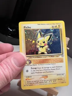 Pokemon TCG Pichu Holo Rare Neo Genesis 12/111 LP/EX Condition See Pictures - Image 4