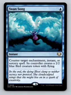 MTG Swan Song NM Commander Edge of Eternities EOC - Image 1