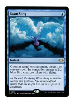 MTG Commander Edge of Eternities Swan Song #46 Rare Magic The Gathering NM AD91 - Image 1