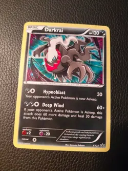 Pokemon 2014 Darkrai Cosmo Holo XY22 Black Star Promo - Image 1