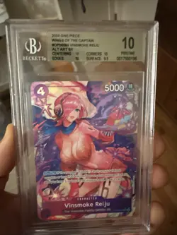 One Piece 2024 Wings of the Vinsmoke Reiju Alt Art OP06-069 BGS 10 PRISTINE - Image 1