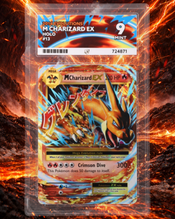 Pokemon - 2016 XY Evolutions M Charizard EX - Holo #13 - ACE 9 MINT - Image 1
