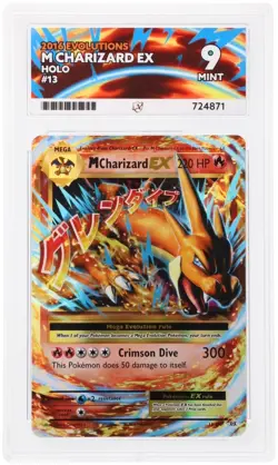 Pokemon - 2016 XY Evolutions M Charizard EX - Holo #13 - ACE 9 MINT - Image 2