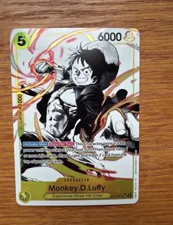 Monkey.D.Luffy (Parallel) ST13-015 SR Ultra Deck: The Three Brothers Foil NM - Image 1