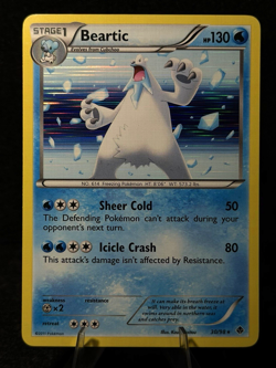 Pokemon TCG Beartic 30/98 Emerging Powers Holo NM - Image 1