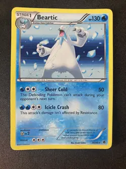 Pokemon Beartic 30/98 Emerging Powers Holo Rare HP - Image 1