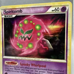 Spiritomb Triumphant Holo Rare Pokemon TCG 10/102 HeartGold & SoulSilver - Image 4