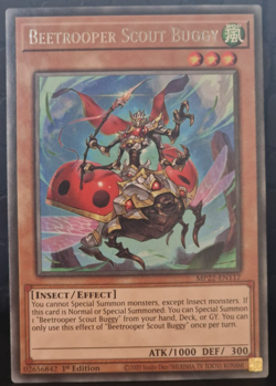 MP22-EN117 Beetrooper Scout Buggy Rare 1st Edition NM YuGiOh - Image 1
