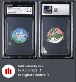 1996 CGC 8.5 Pokemon GYARADOS Bandai Carddass Chip Shooter 1 PSA BGS POP 1! - Image 3