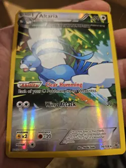 Altaria 74/108 Pokemon Card XY Roaring Skies Rare Reverse Holo Foil TCG Nm - Image 2