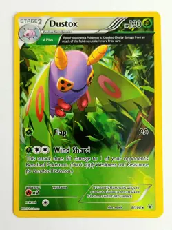 Dustox 8/108 Reverse Holo Rare XY Roaring Skies Pokemon TCG (Pack Fresh - NM/M) - Image 2