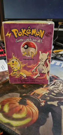 1999 pokemon zap theme deck sealed. ShadowlessU! - Image 1