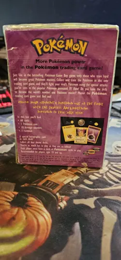 1999 pokemon zap theme deck sealed. ShadowlessU! - Image 2