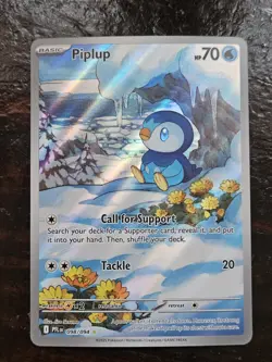 Piplup 098/094 Me02: Phantasmal Flames Holo Pokemon TCG NM/MINT Card - Image 1