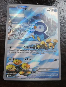 Piplup 098/094 Me02: Phantasmal Flames Holo Pokemon TCG NM/MINT Card - Image 2