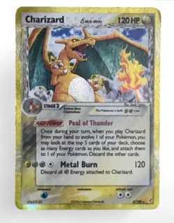 ✅ Pokemon TCG Charizard EX Crystal Guardians Holo Rare Card 4/100 Delta Species✅ - Image 1
