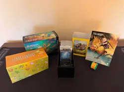 MTG Final Fantasy Chocobo Bundle w/ 10 Play Boosters, Sealed Scene Card, More - Image 1
