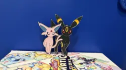 Pokemon Espeon & Umbreon Figure, Pin, 13 Card Sleeves Ship Fast - Image 3