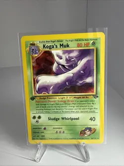 Pokemon TCG Trading Card Koga's Muk Gym Challenge 26/132 1st Edition NM - Image 1
