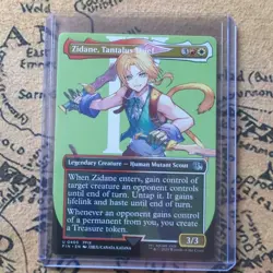 ZIDANE, TANTALUS THIEF Magic MTG Final Fantasy Borderless - Image 1