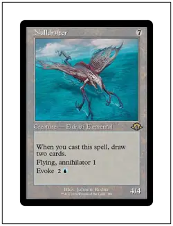 1x Nulldrifter, Retro Frame Art, Magic MTG NM - Image 1