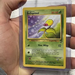 Pokemon Bellsprout Common Unlimited Base Set 2 66/130 NM/MT Pokemon Card Vintage - Image 2