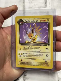 Pokemon TCG Team Rocket 38/82 Dark Jolteon Vintage Card Nintendo Uncommon Vtg NM - Image 2