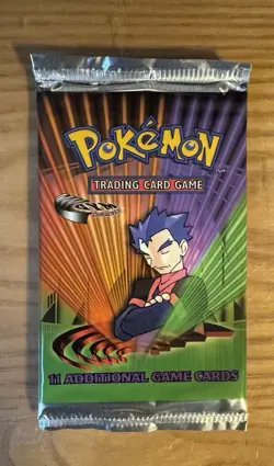 Pokemon Gym Challenge Unlimited Booster Pack Koga Art Factory Sealed Rare! 742818062244 - Image 1
