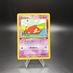 1st Edition Slowpoke 67/82 - Team Rocket - Pokemon Card - Near Mint (NM) - Image 1