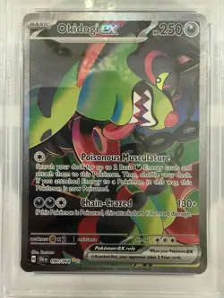 2024 Pokemon Sfa En-Shrouded Fable SIR Okidogi Ex #090 PSA 10 - Image 3