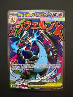 Mega Charizard X ex 023 Pokemon Mega Evolutions Promo Near Mint (NM) 2025 - Image 1