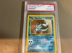 1999 Pokemon Jungle VAPOREON Holo #12 mint 9 psa - Image 1