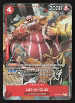 Lucky.Roux R Foil PRB-02 PRB02-003 NM One Piece TCG - Image 1