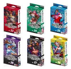 ONE PIECE ENGLISH TCG: Starter Deck Bundle ST-23-24-25-26-27-28 Ready To Ship! - Image 1