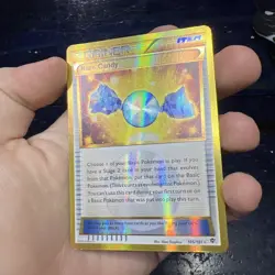 Pokemon TCG 2013 Rare Candy (105 Secret Rare) 105/101 Plasma Blast Holo Gold MP - Image 1