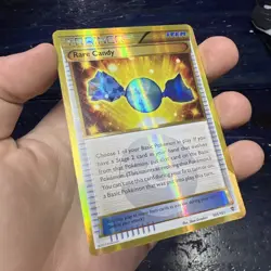 Pokemon TCG 2013 Rare Candy (105 Secret Rare) 105/101 Plasma Blast Holo Gold MP - Image 2