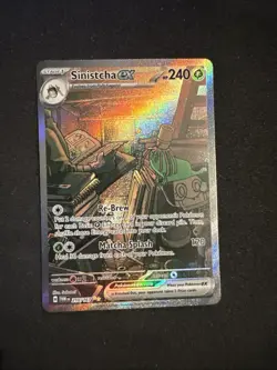 2024 Pokemon SV Twilight Masquerade TWM EN Sinistcha ex #210/167 - Image 1
