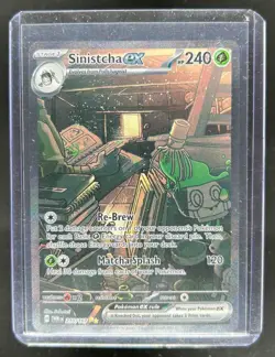 2024 Pokemon SV Twilight Masquerade TWM EN Sinistcha ex #210/167 - Image 1