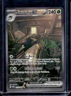2024 Pokemon SV Twilight Masquerade TWM EN Sinistcha ex #210/167 - Image 1