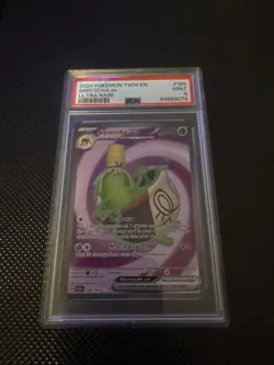2024 POKEMON TWM EN-TWILIGHT MASQUERADE ULTRA RARE #189 SINISTCHA EX PSA 9 - Image 1