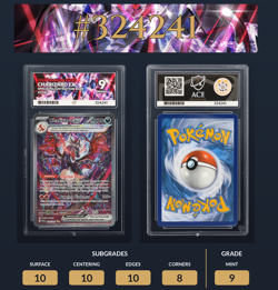 Pokemon TCG Paldean Fates Charizard EX Card 234/091 Ace Grading 9 SIR - Image 3
