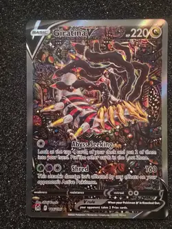 Pokemon Swsh11: Lost Origin Giratina v 186/196 Alternate Art Full Art Holo - Image 1