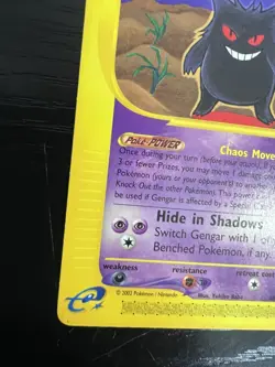 Pokemon TCG Gengar Expedition 2002 Non-Holo Card 48/165 LP - Image 5