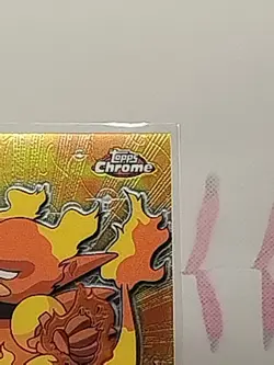 2000 Pokemon Game Topps Chrome Magmar TV Rare Base Set Series 2 - Image 2