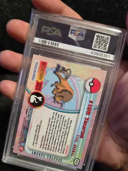 PSA 10 2000 Pokemon Game Topps Chrome Tauros TV Rare Base Set Series 2 GEM MINT - Image 5