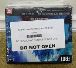 Dragon Ball Super Card Game Fusion World Booster Box Awakened Pulse FB01 SEALED - Image 1